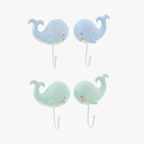 4 PORTE-MANTEAUX BALEINE - Le Comptoir Maritime - 1