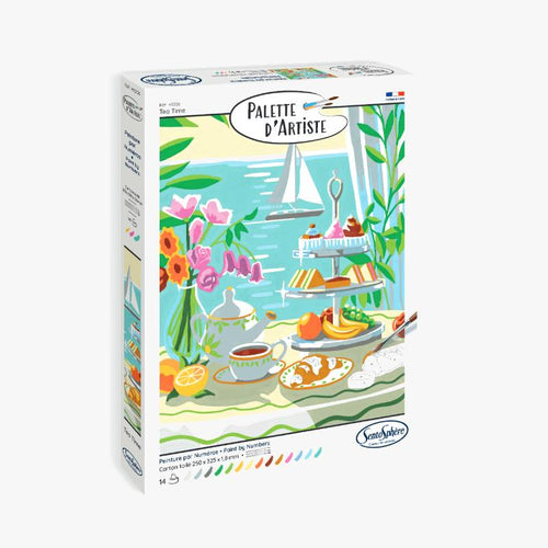 PEINTURE NUMÉRO TEA TIME - Le Comptoir Maritime - 1