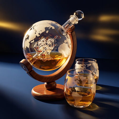 CARAFE GLOBE EN VERRE - Le Comptoir Maritime - 1