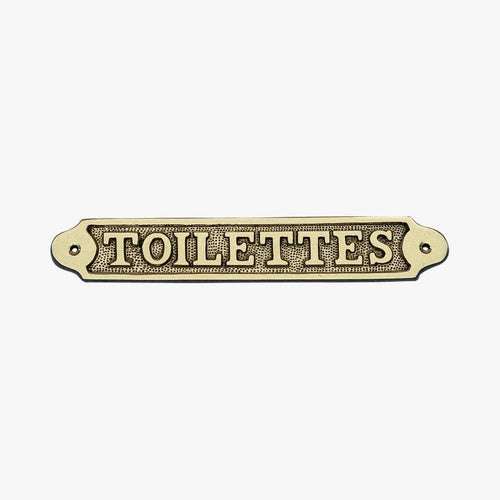 PLAQUETTE TOILETTES - Le Comptoir Maritime - 1