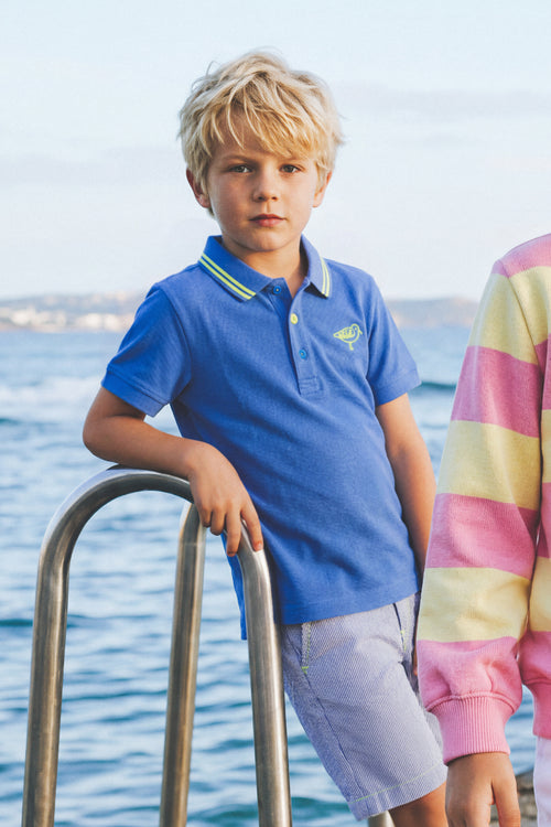 Polo brodé mouette Kids - coton - Le Comptoir Maritime - 1