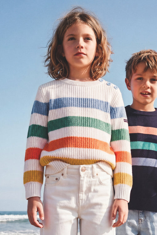 Pull marin rayé Kids - coton - Le Comptoir Maritime - 1