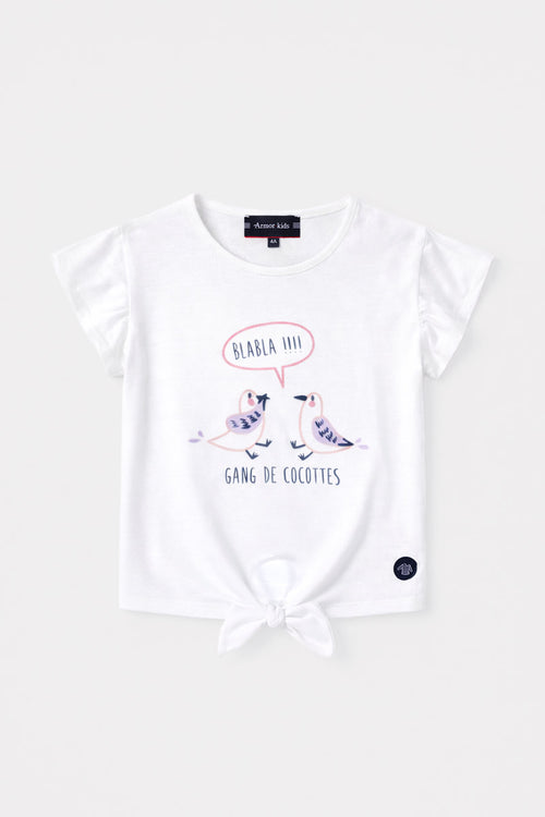 T-shirt mouettes Kids - coton léger - Le Comptoir Maritime - 1