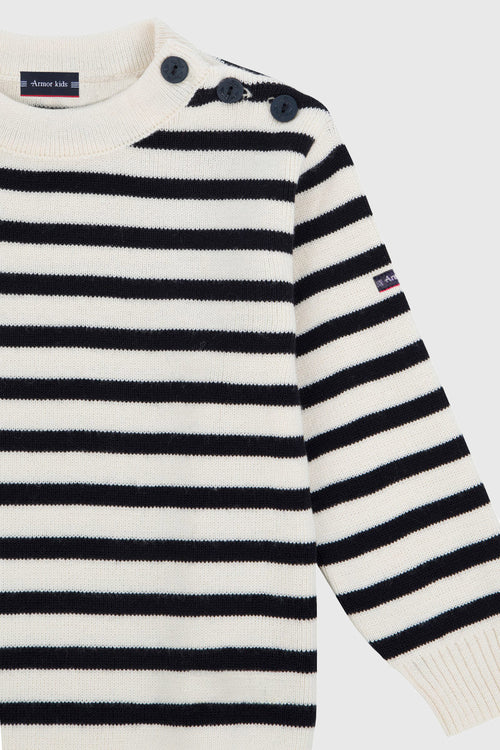 Pull marin rayé Fouesnant Kids - Le Comptoir Maritime - 2