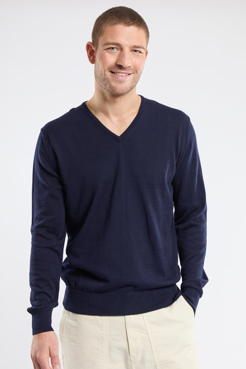 Pull col V - coton - Le Comptoir Maritime - 2