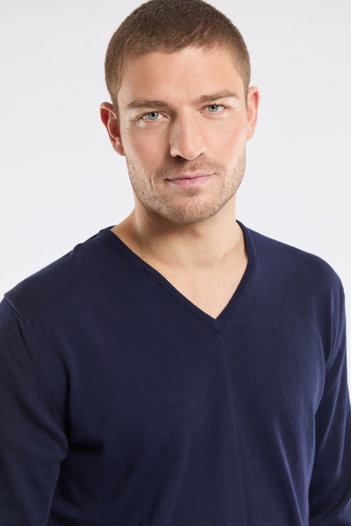 Pull col V - coton - Le Comptoir Maritime - 4