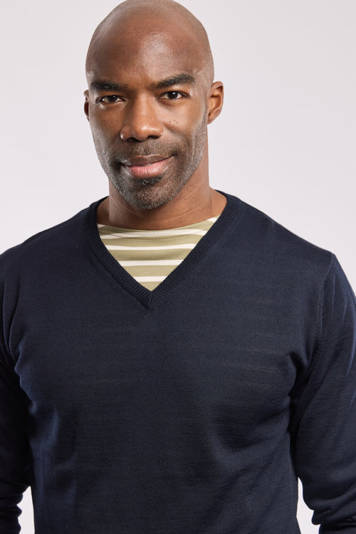 Pull col V Bérac - Le Comptoir Maritime - 4