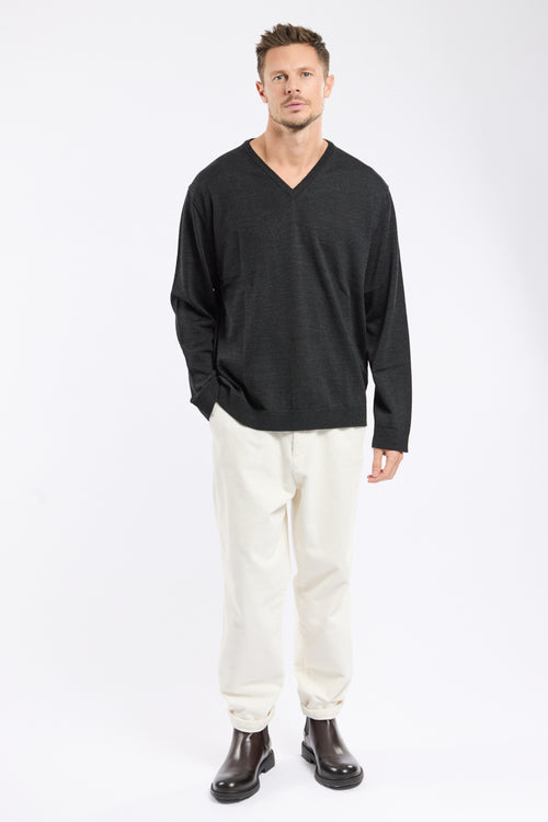 Pull col V Bérac - lainé mérinos - Le Comptoir Maritime - 3