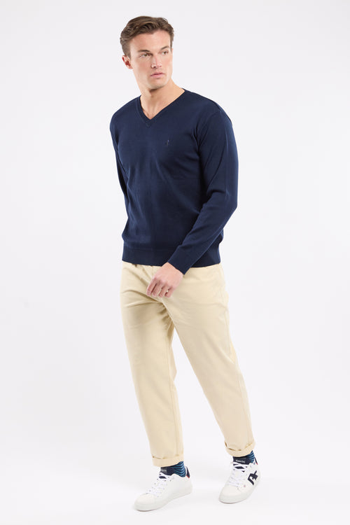 Pull col V - coton - Le Comptoir Maritime - 2