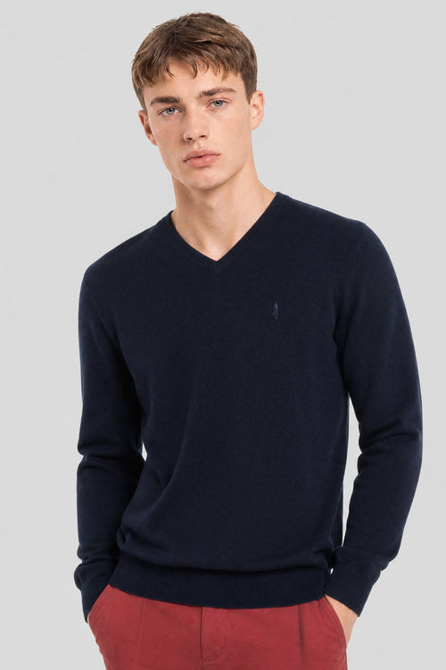 Pull col V Bérac - laine - Le Comptoir Maritime - 1