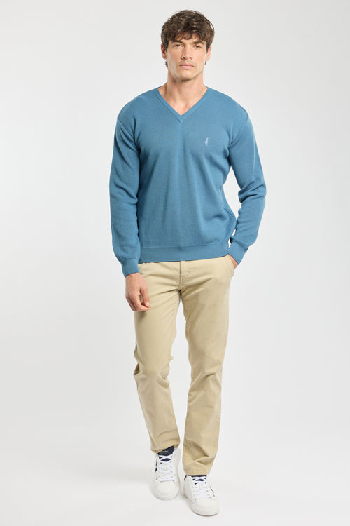 Pull col V Bérac - laine - Le Comptoir Maritime - 3