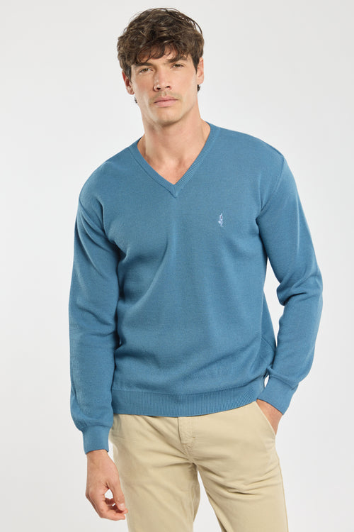 Pull col V Bérac - laine - Le Comptoir Maritime - 1