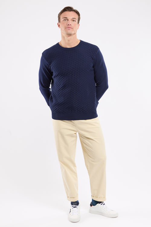 Pull maille fantaisie - coton - Le Comptoir Maritime - 4