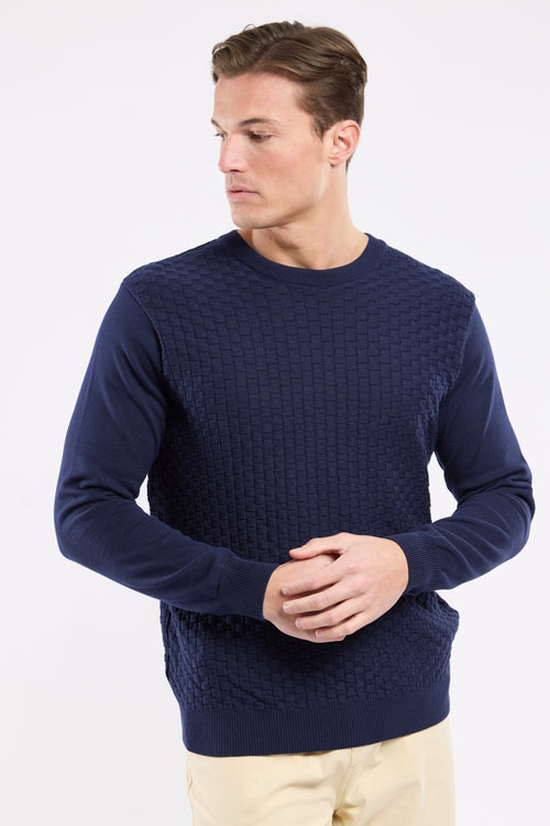 Pull maille fantaisie - coton - Le Comptoir Maritime - 1