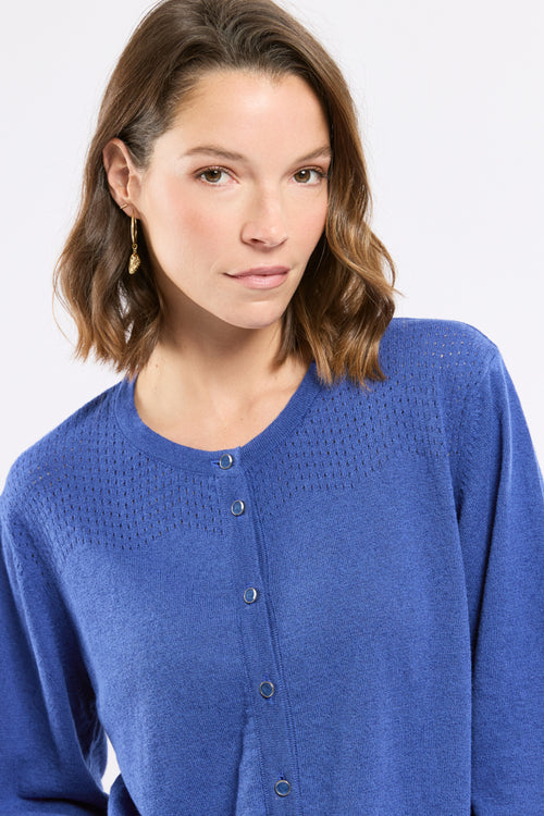 Cardigan Betty - lin et coton - Le Comptoir Maritime - 1