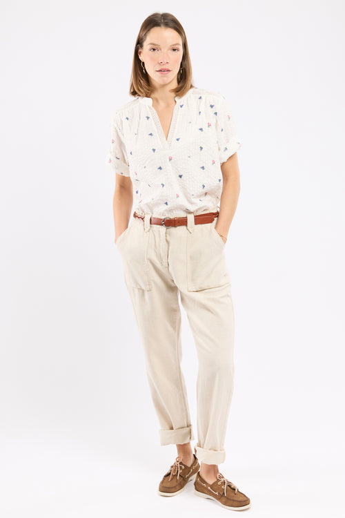 Blouse brodée Ron - coton - Le Comptoir Maritime - 3