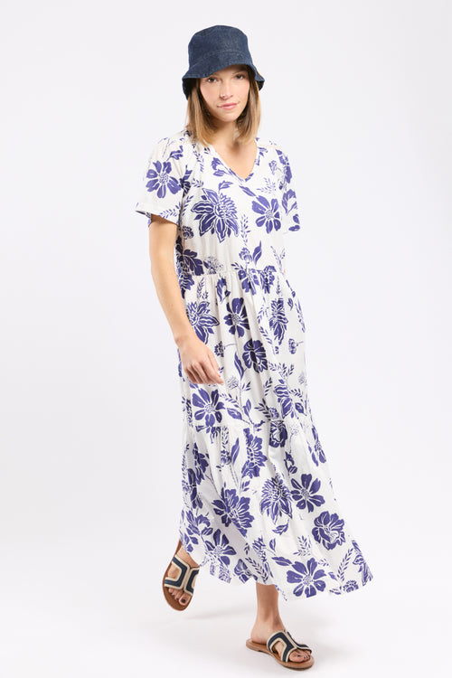 Robe fleurie Karen - coton - Le Comptoir Maritime - 1