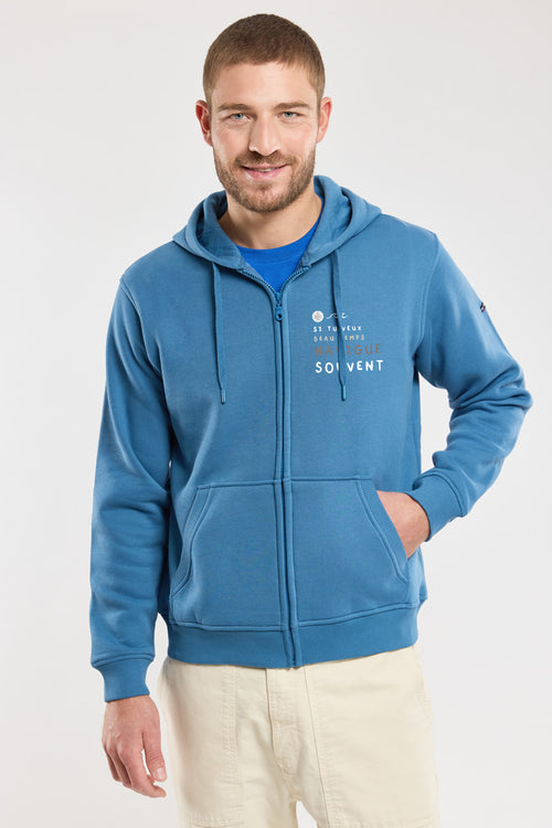 Sweat zippé - AMB - Le Comptoir Maritime - 1