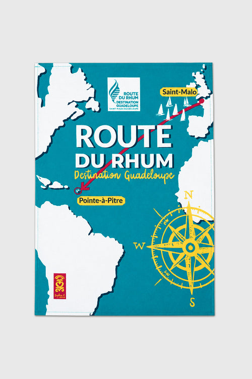 Torchon carte - coton - Le Comptoir Maritime - 1