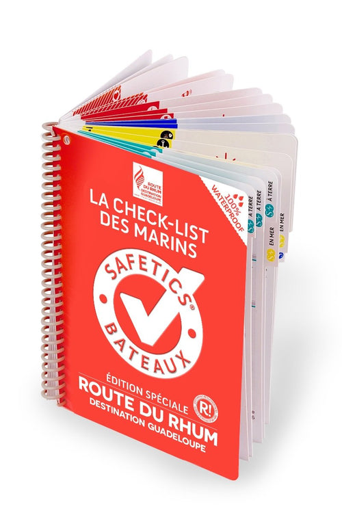 Guide Safetics, La Check-list waterproof des Marins - Le Comptoir Maritime - 1