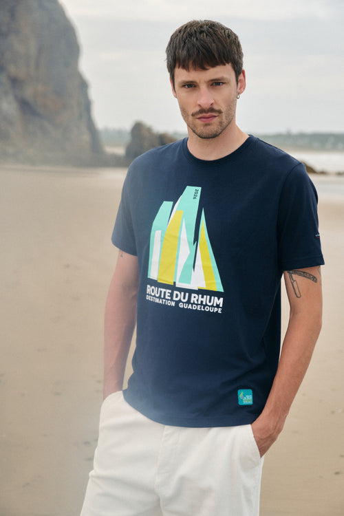 T-shirt sérigraphié - Route du Rhum - Destination Guadeloupe - Le Comptoir Maritime - 1