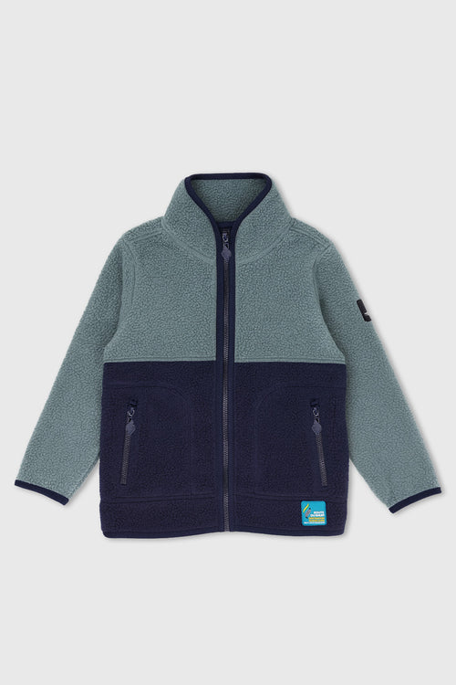 Polaire bicolore moutonnée Kids - Le Comptoir Maritime - 1