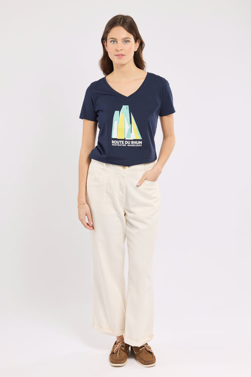 T-shirt sérigraphié - Route du Rhum - Destination Guadeloupe - Le Comptoir Maritime - 3