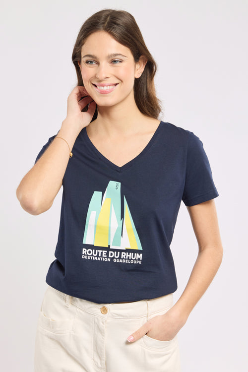 T-shirt sérigraphié - Route du Rhum - Destination Guadeloupe - Le Comptoir Maritime - 2