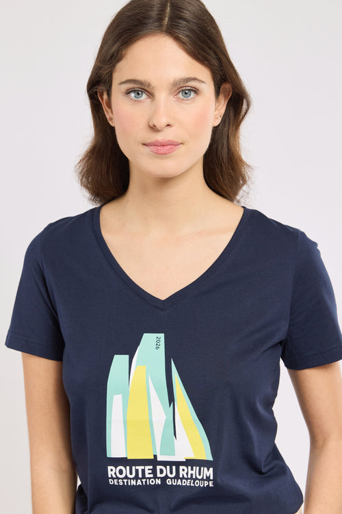 T-shirt sérigraphié - Route du Rhum - Destination Guadeloupe - Le Comptoir Maritime - 1