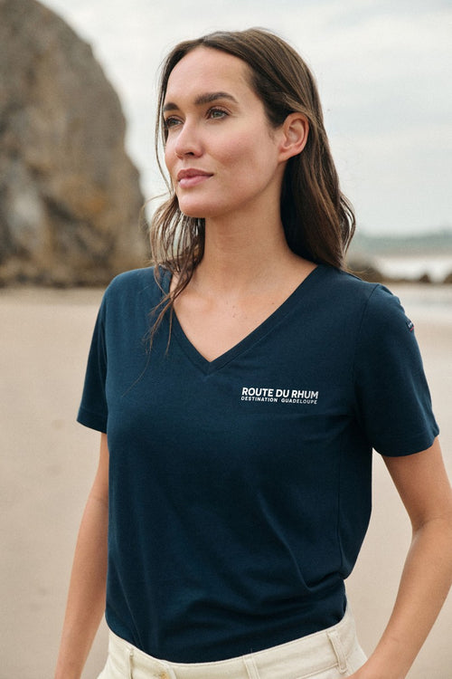 T-shirt sérigraphié - Route du Rhum - Destination Guadeloupe - Le Comptoir Maritime - 1