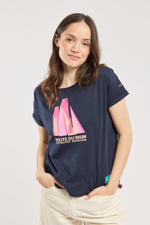 T-shirt coupe loose - Route du Rhum - Destination Guadeloupe - Le Comptoir Maritime - 1