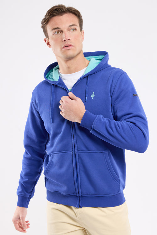 Sweat zippé sérigraphié - Route du Rhum - Destination Guadeloupe - Le Comptoir Maritime - 1