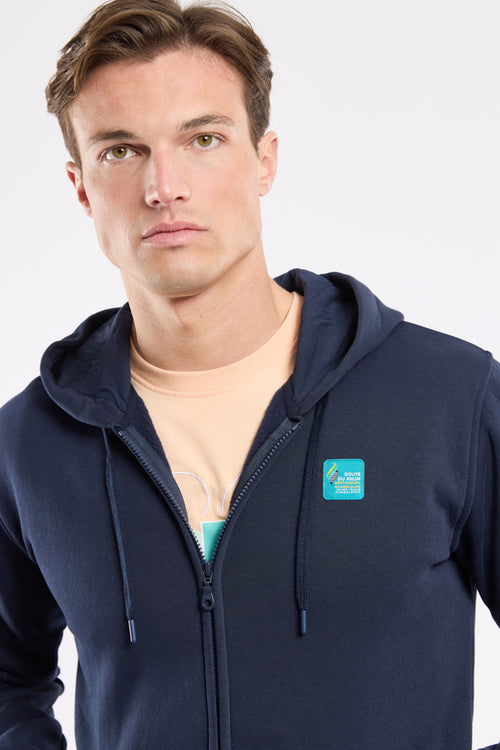 Sweat zippé sérigraphié - Route du Rhum - Destination Guadeloupe - Le Comptoir Maritime - 3