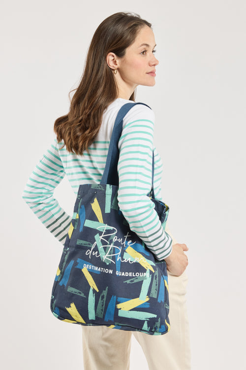 Sac imprimé - coton - Le Comptoir Maritime - 1