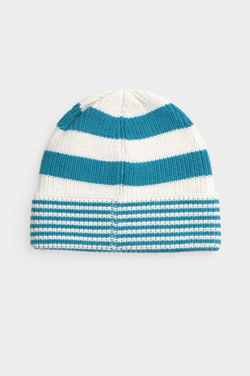 Bonnet rayé - coton et laine mérinos - Le Comptoir Maritime - 2