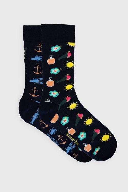 Chaussettes dépareillées - coton - Le Comptoir Maritime - 1